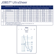 JOBST UltraSheer Sizing Guide