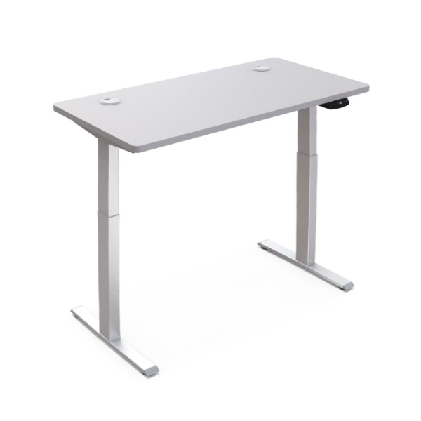 Synergy Height Adjustable Standing Desk Rectangular White