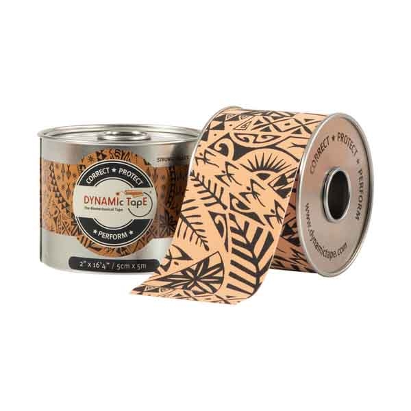 Dynamic Tape 5cm x 5m Black on Beige Tattoo