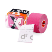 d3 Extreme Synthetic Kinesiology Tape Pink 6m x 5cm