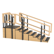 Picture of Adjustable 90 Degree Metal Rehabilitation Stairs