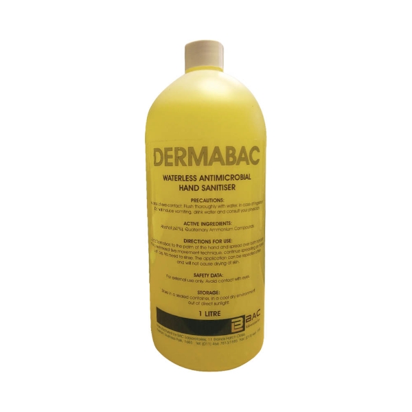 Picture of DERMABAC - Waterless Hand Sanitiser 1L