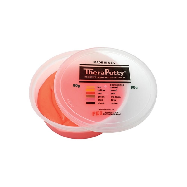 Picture of Theraputty Soft Medium Red 80g
