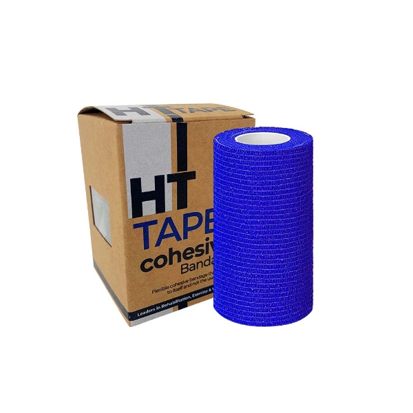 HT Cohesive Bandage Blue 7.5cm x 4.5m