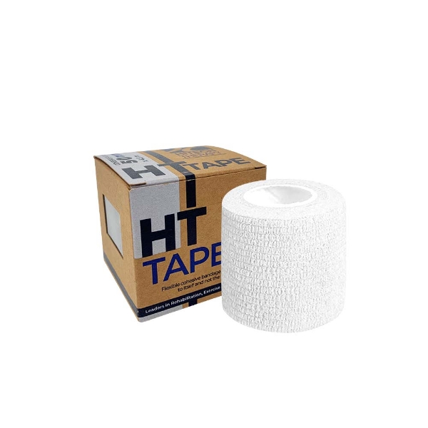 HT Cohesive Bandage White 5cm x 4.5m