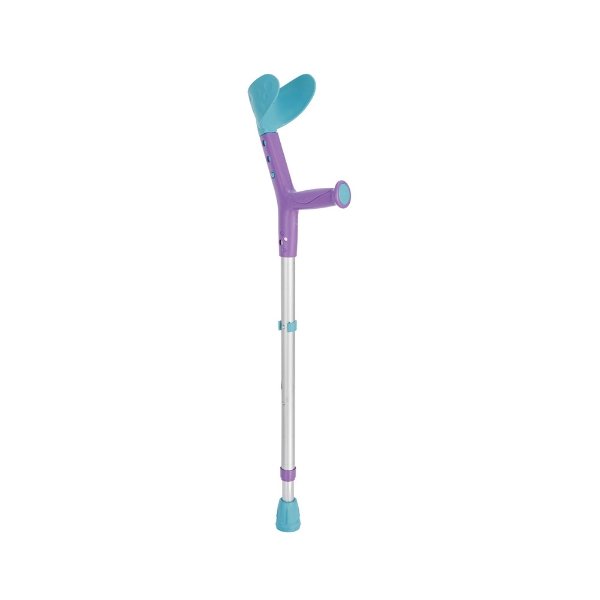 Pediatric Turquoise & Purple Crutches