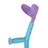 Pediatric Turquoise & Purple Crutches