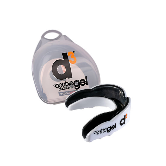 Picture of d3 Mouth Gaurd Youth Double Gel White/Black