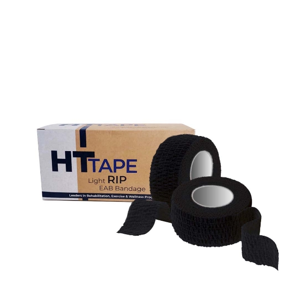 HT Light Rip EAB 25mm x 6.9m Black Bulk Pack