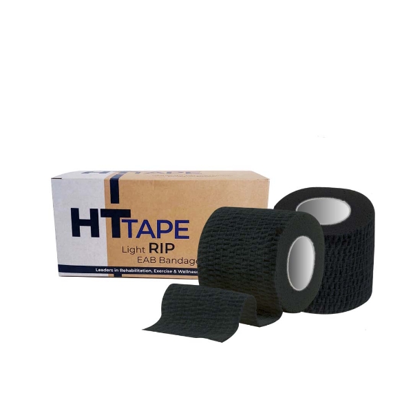 HT Light Rip EAB 50mm x 6.9m Black Bulk Pack