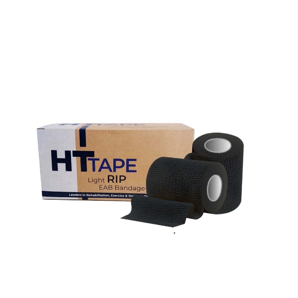 HT Light Rip EAB 75mm x 6.9m Black Bulk Pack