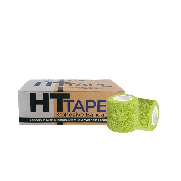 HT Cohesive Bandage Lime Green 5cm x 4.5m Bulk Pack