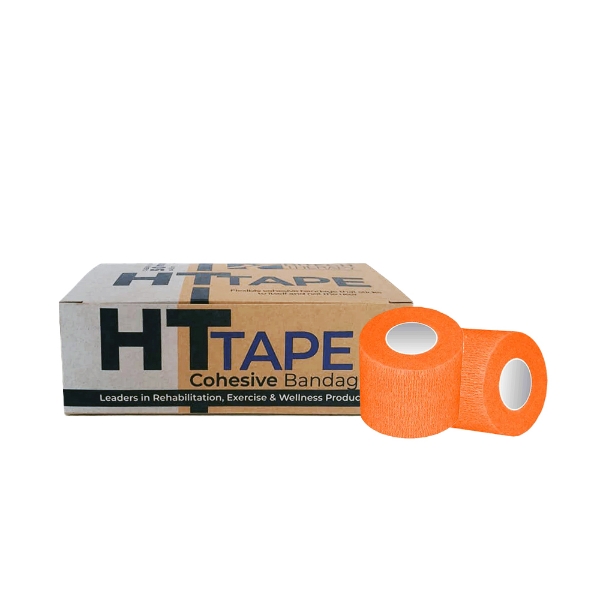 HT Cohesive Bandage Orange 5cm x 4.5m Bulk Pack