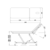 2-Section Synergy-C Treatment Table Hydraulic