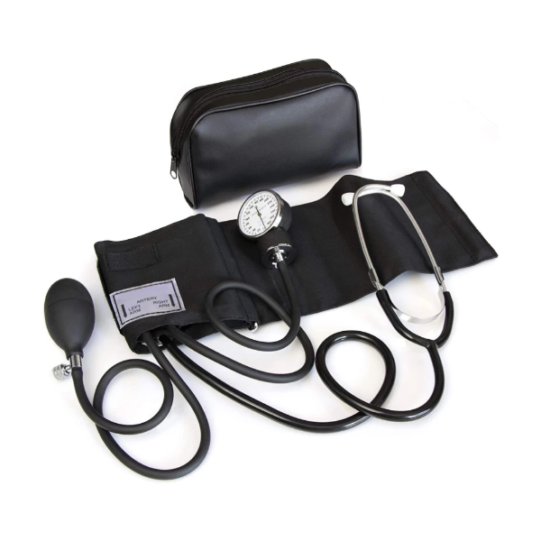 Blood Pressure Aneroid & Stethoscope Combo